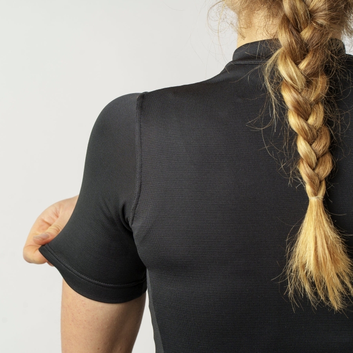 GripGrab Women's EXPLR Merinotech Short Sleeve Jersey black