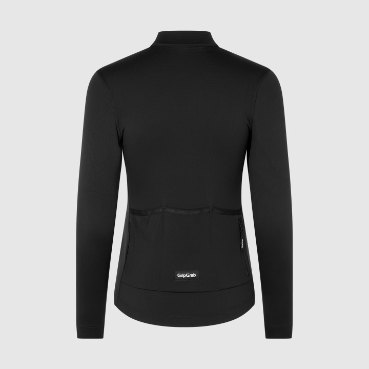 GripGrab Women's EXPLR Merinotech Thermal Long Sleeve Jersey black