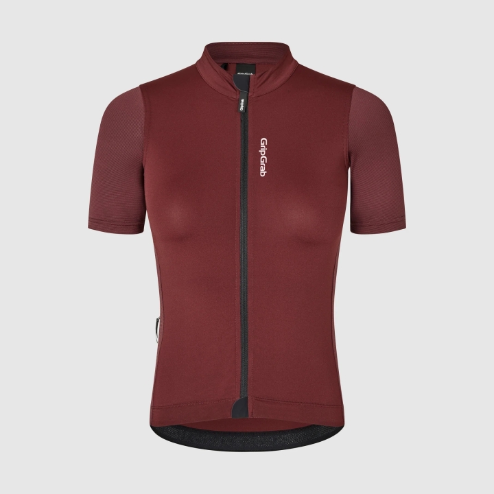 GripGrab Women's RIDE Short Sleeve Jersey dark red