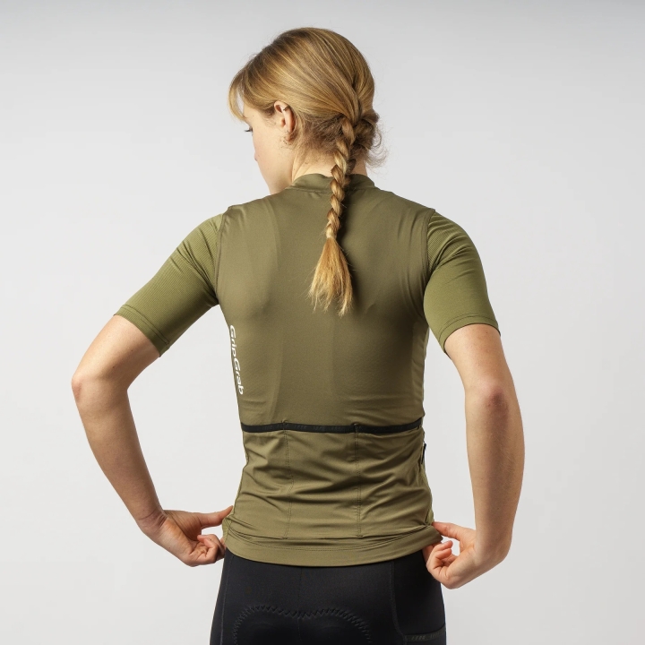 GripGrab Women's RIDE Short Sleeve Jersey olive green