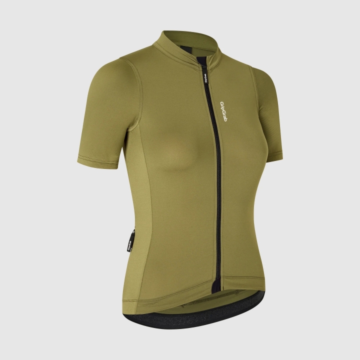 GripGrab Women's RIDE Short Sleeve Jersey olive green