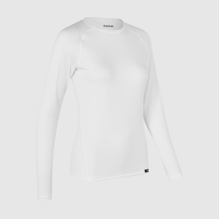 GripGrab Women's Ride Thermal Long Sleeve Base Layer white