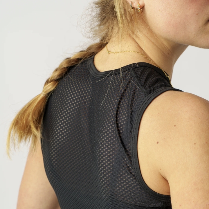 GripGrab Women's Ultralight Mesh Sleeveless Base Layer black