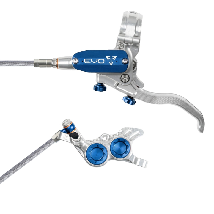 Hope EVO GR4 silver/blue Scheibenbremse vorne