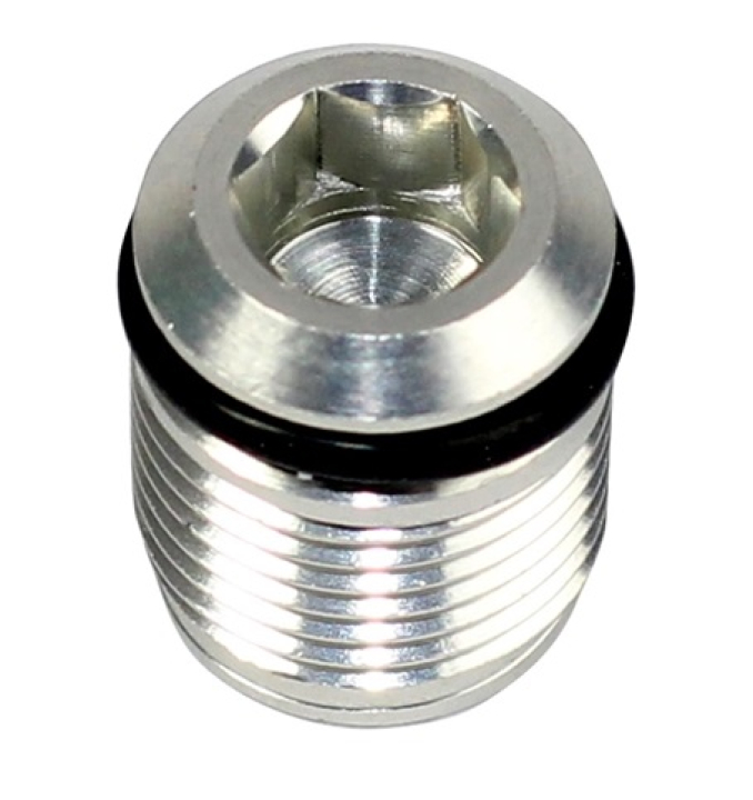 Hope F12/F20/F22/Union RC Pedal Endkappe silber