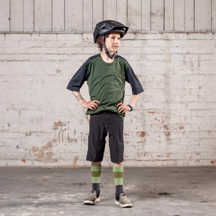 iXS Flow X Kids Jersey olive