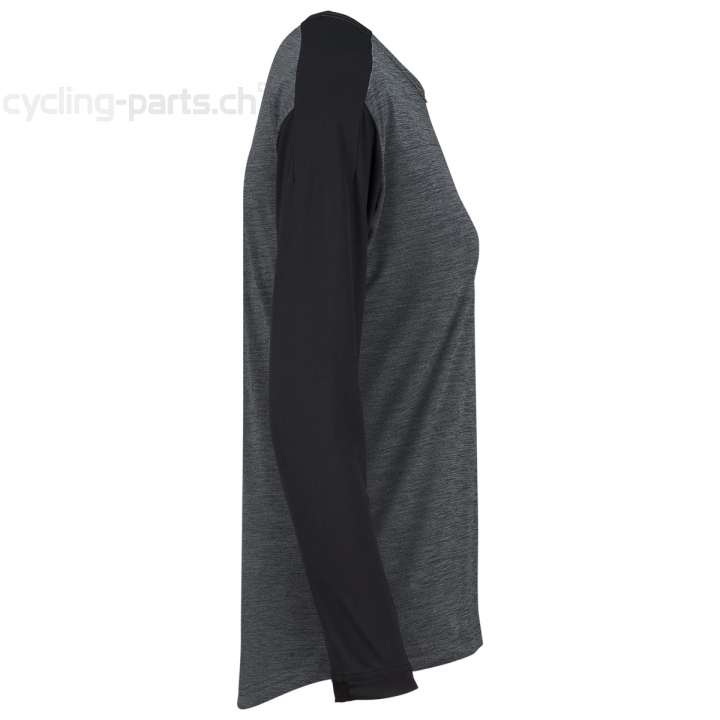 iXS Flow X Women long sleeve Jersey graphit-solid schwarz