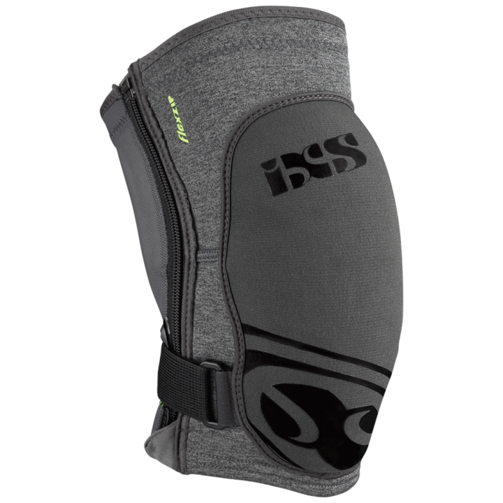 iXS Flow Zip Knieschoner graphite-black