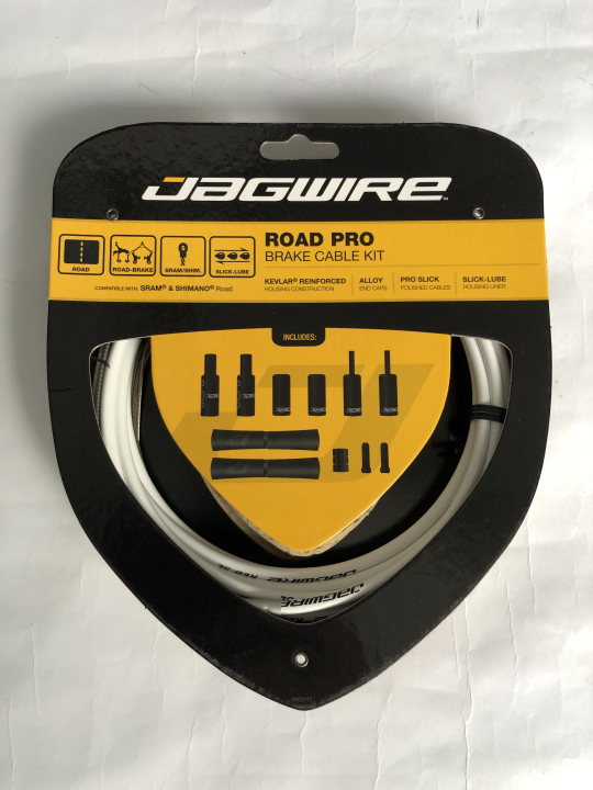 Jagwire Road Pro Brake Cable Kit Bremskabel Set white