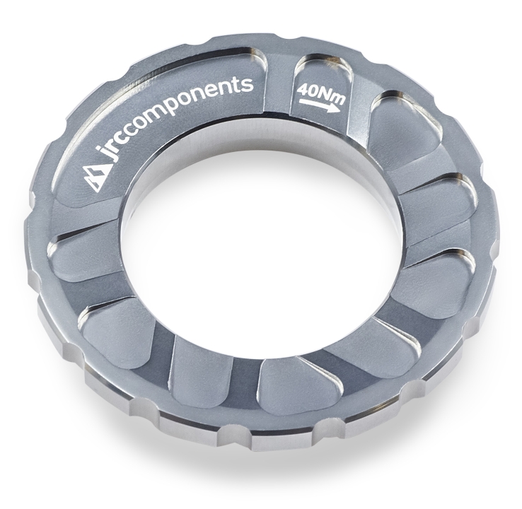 JRC Components Kizuna Bremsscheibenverschlussring Centerlock Aussenverzahnung gunmetal