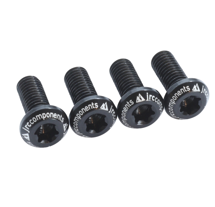 JRC Components Low Profile Aluminium Flaschenhalterschrauben M5x14mm black