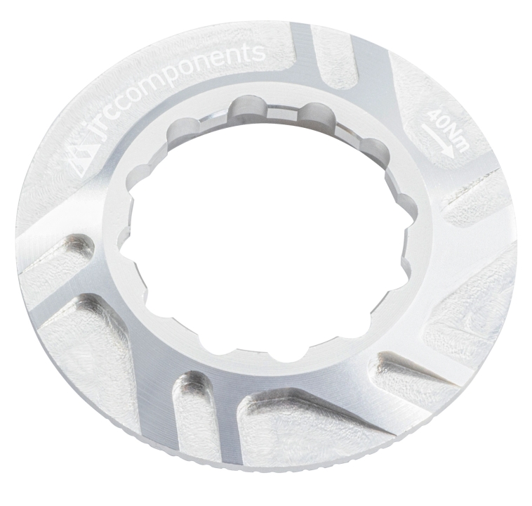 JRC Components Kizuna Bremsscheibenverschlussring Centerlock Innenverzahnung silver