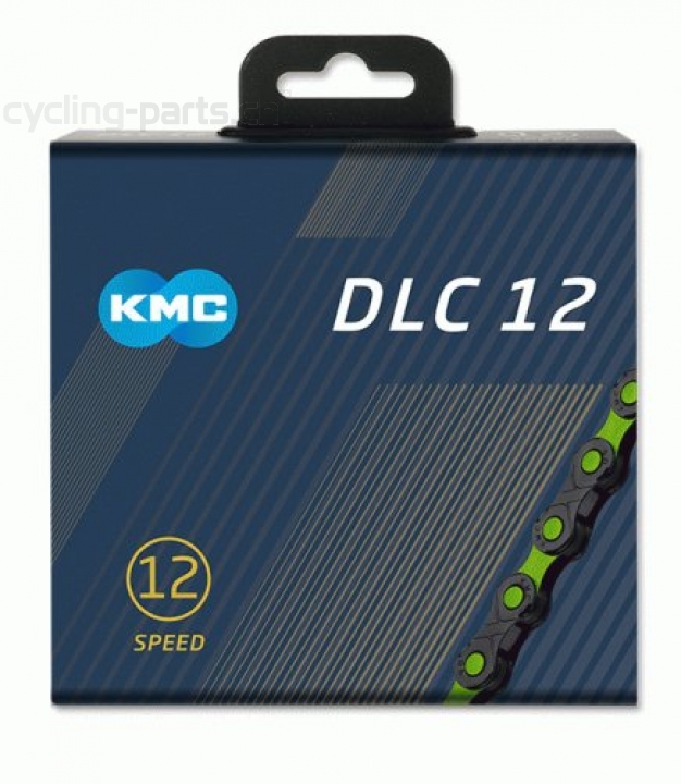 KMC DLC12 schwarz/grün Kette