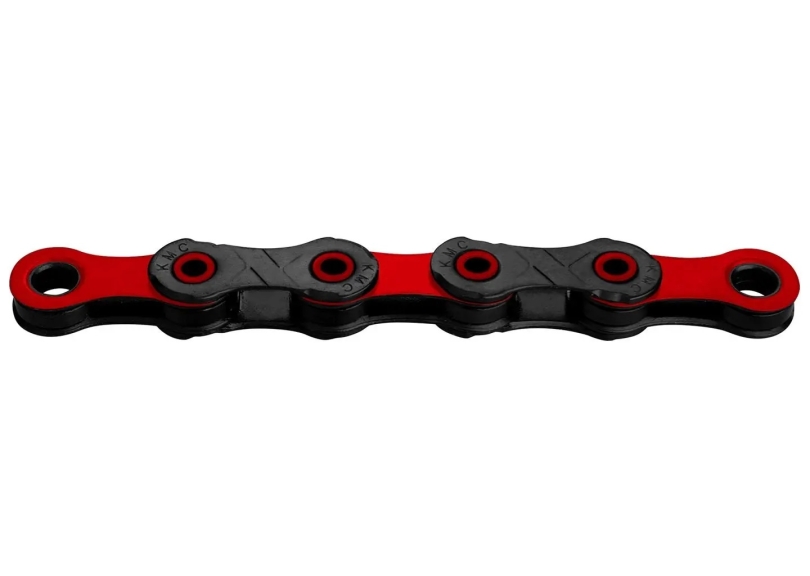 KMC DLC12 black/red Kette