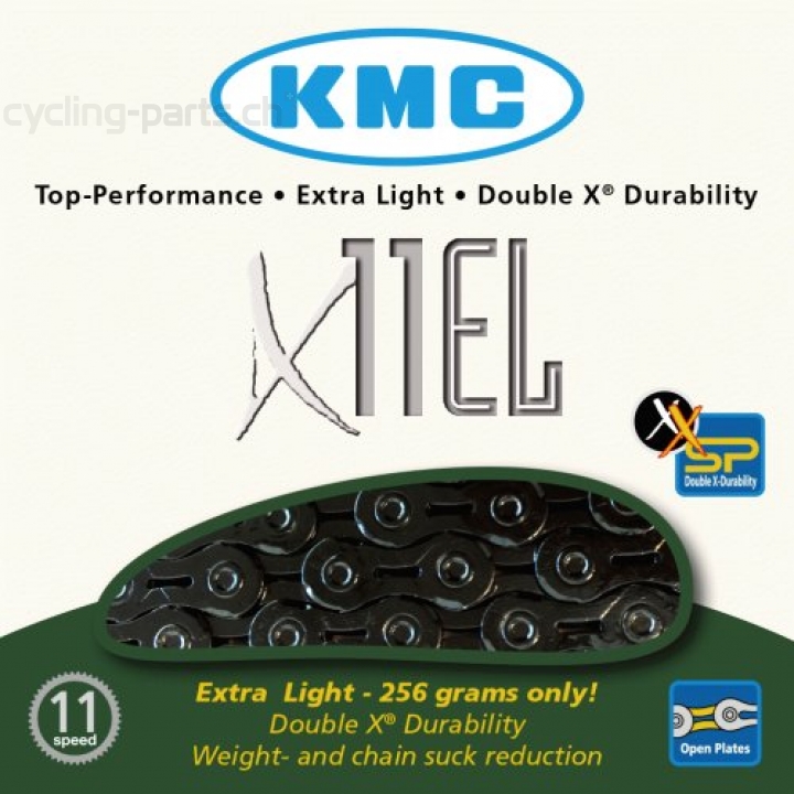 KMC X11EL BlackTech schwarz Kette