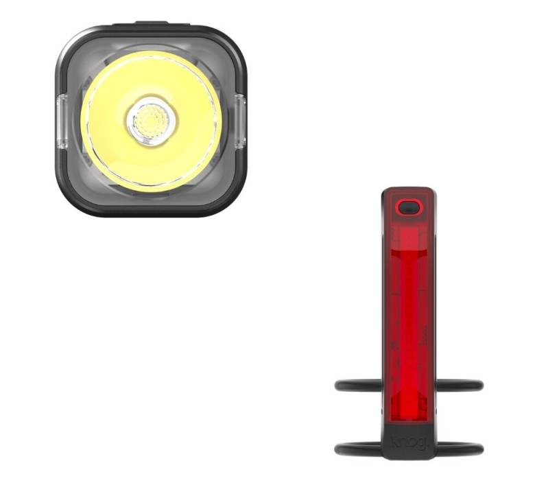 Knog Blinder 400 Scheinwerfer & Plus Rücklicht Lichtset schwarz