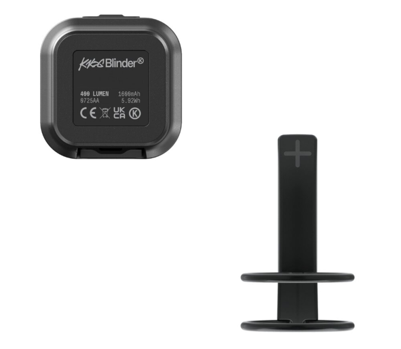 Knog Blinder 400 Scheinwerfer & Plus Rücklicht Lichtset schwarz