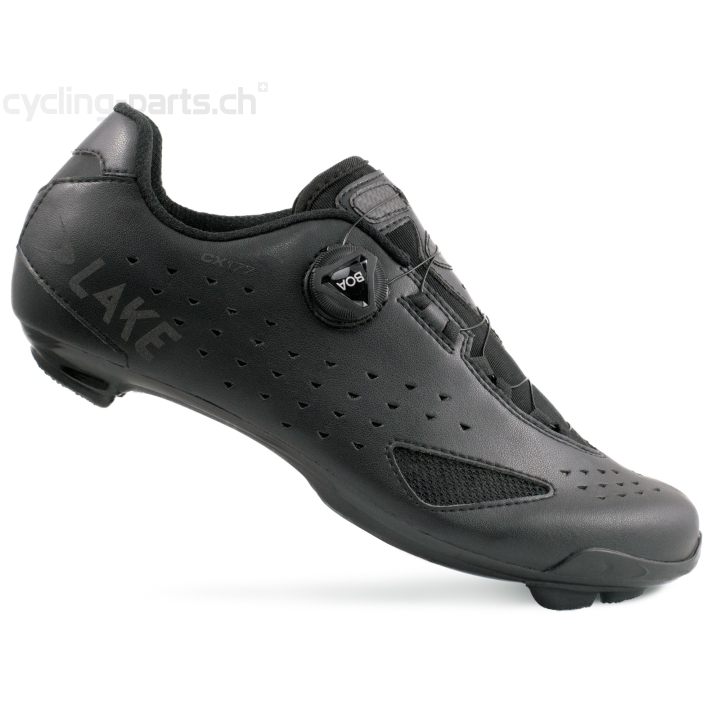 Lake CX177 Rennradschuhe schwarz schwarz