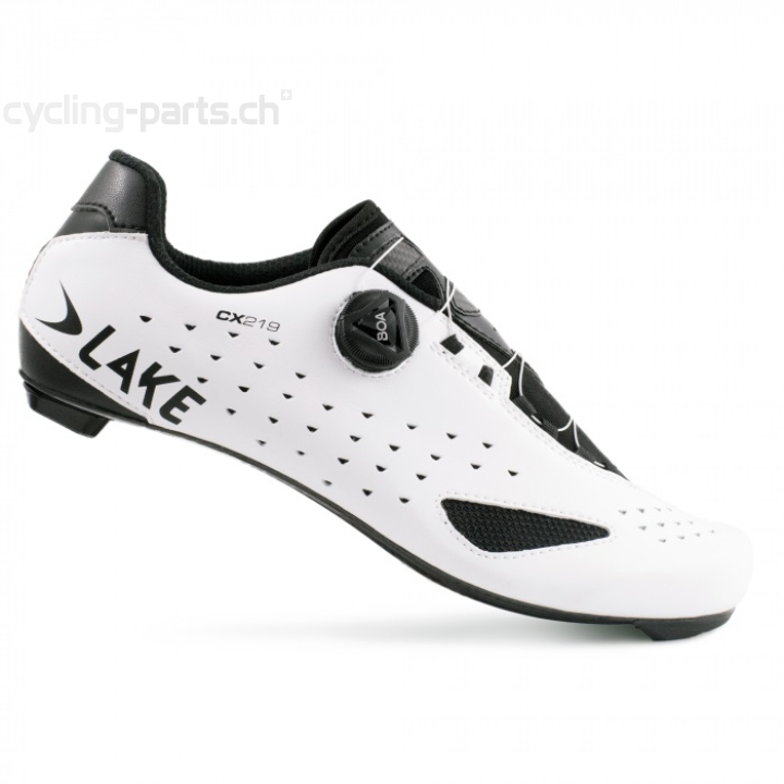 Lake CX219X Rennradschuhe weiss schwarz