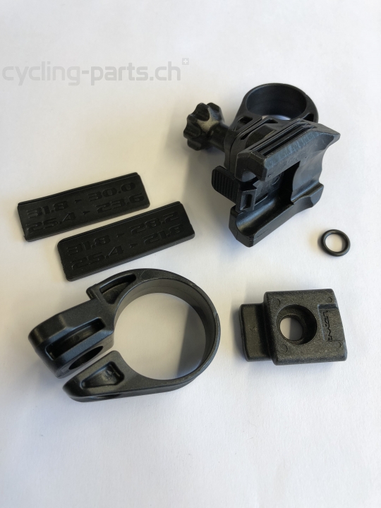 Lezyne Composite Handlebar Mount Polymer-Matrix-Lenkerhalterung 31.8/25.4mm