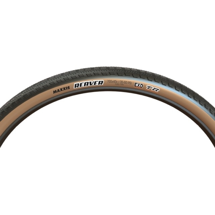 Maxxis Reaver TR, EXO, 120 TPI, Dual Compound Tanwall 700x40 Reifen