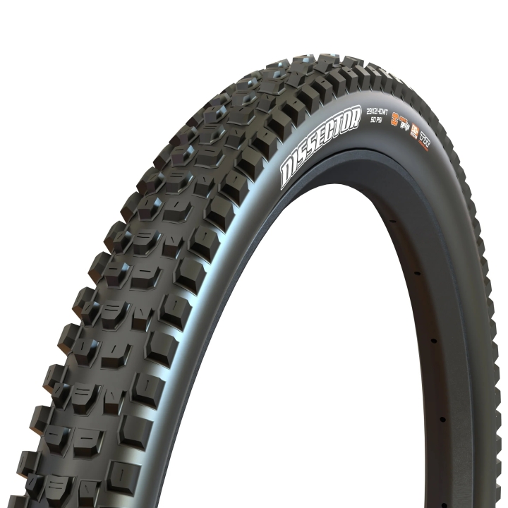 Maxxis Dissector II TR, 2x120 TPI, DD DoubleDown, 3C MaxxTerra 29x2.4 Reifen