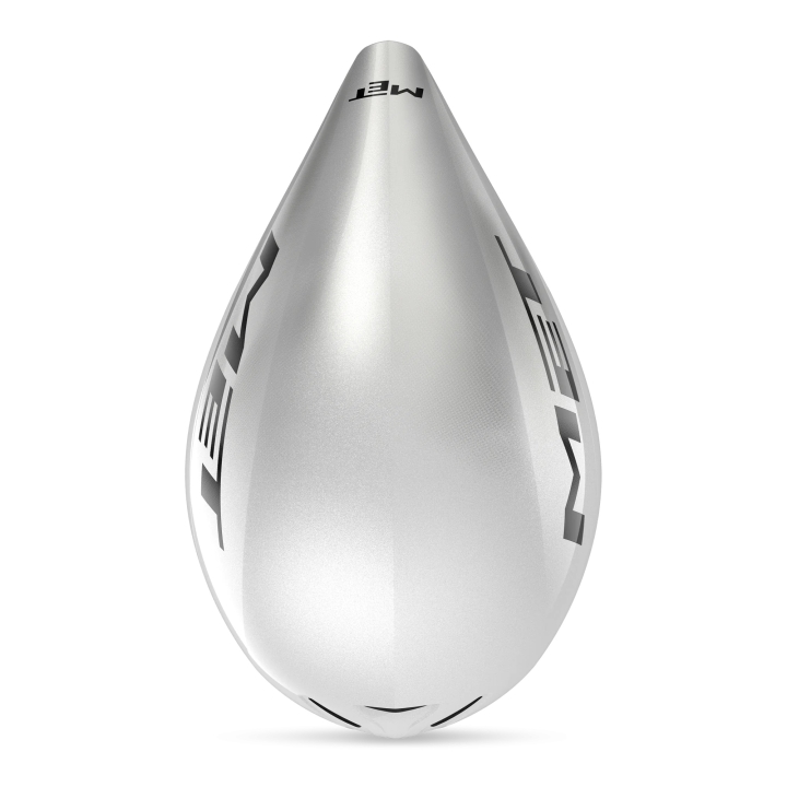 MET Drone Wide Body II White Metallic L 59 - 62 cm Helm