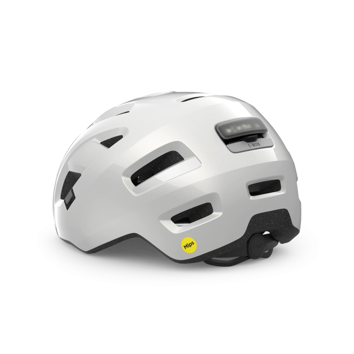 MET E-Mob Mips White Glossy L 58 - 61 cm Helm