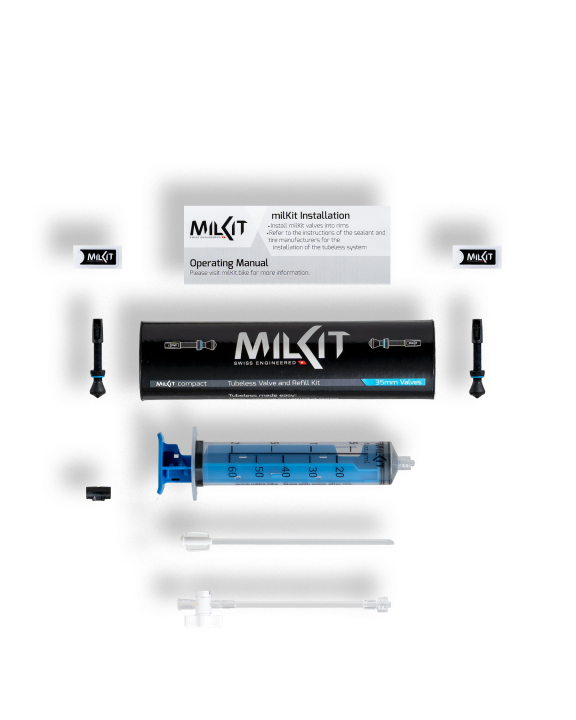 milKit Tubeless Compact Kit 35mm Ventile