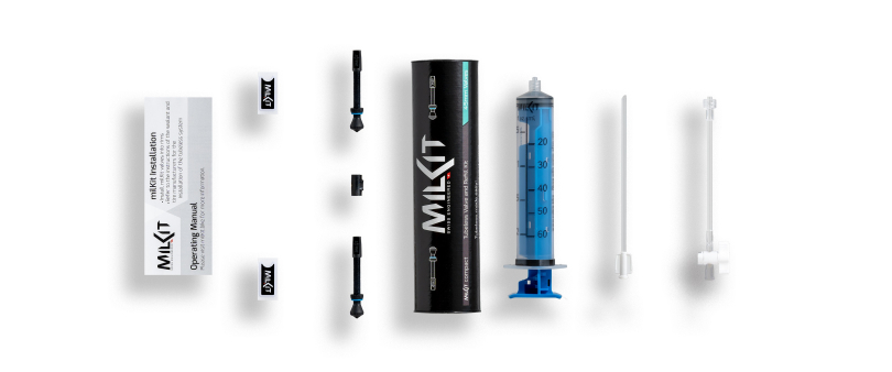 milKit Tubeless Compact Kit 45mm Ventile