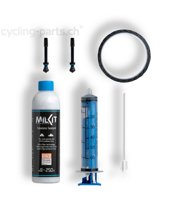 milKit Tubeless Conversion Kit 45mm Ventile/25mm Tape