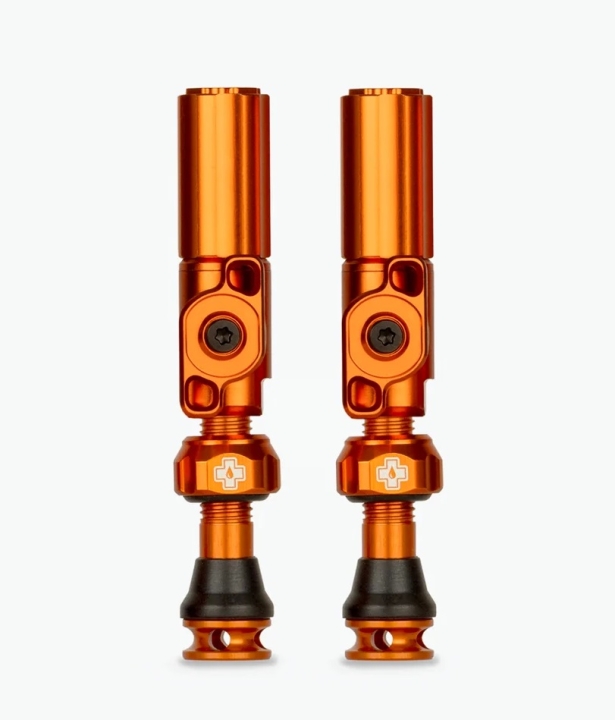 Muc-Off Tubeless Big Bore Hybrid small 60mm/Felgenhöhe 20mm orange Ventile