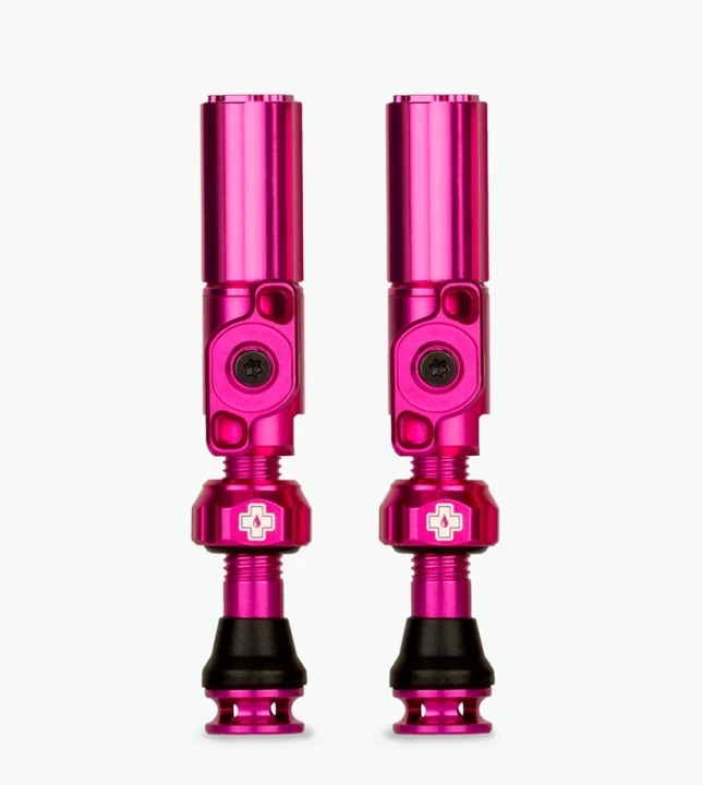 Muc-Off Tubeless Big Bore Hybrid small 60mm/Felgenhöhe 20mm pink Ventile