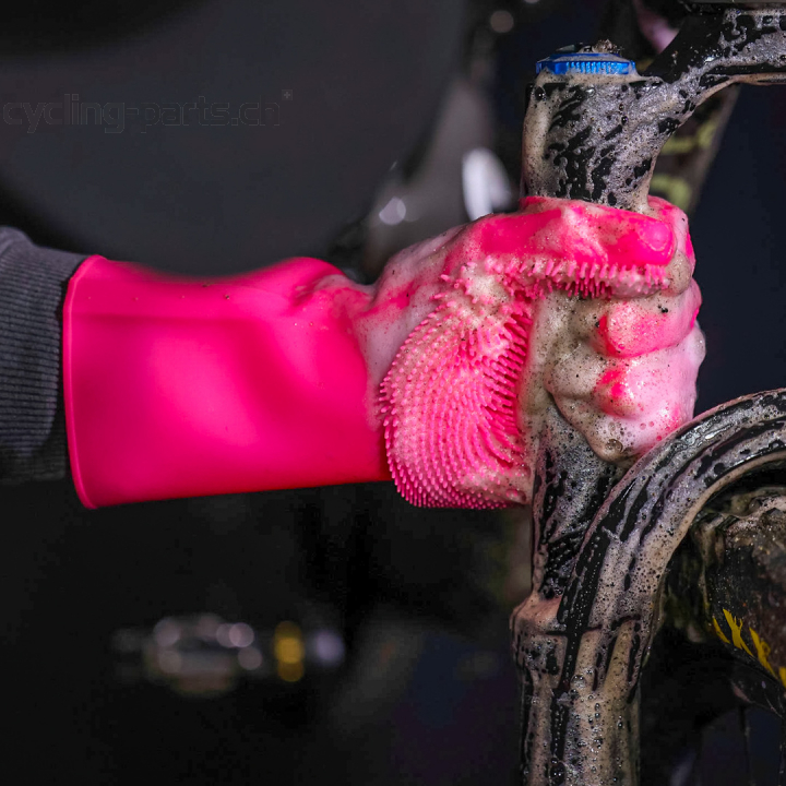 Muc-Off Deep Scrubber Gloves Pink