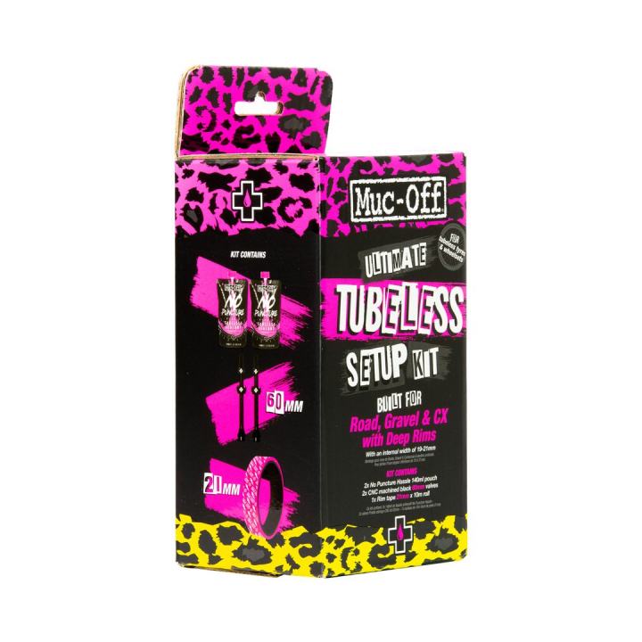 Muc-Off Tubeless Kit Road 60mm Ventile