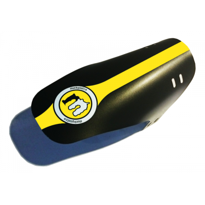 Mucky Nutz Face Fender black/yellow Spritzschutz inkl. Strap