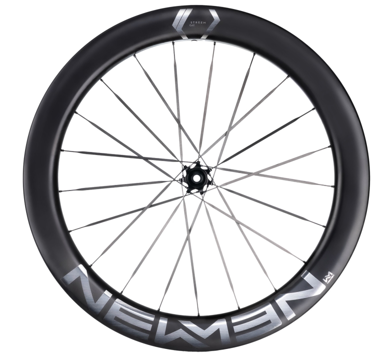 NEWMEN STREEM G.62 CS VONOA 12 x 100mm Centerlock silver Laufrad vorne