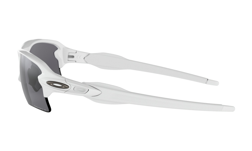 Oakley Flak™ 2.0 XL Polished White/PRIZM™ Black Polarized Brille