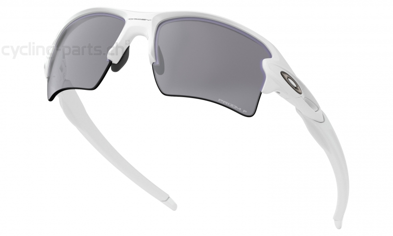 Oakley Flak™ 2.0 XL Polished White/PRIZM™ Black Polarized Brille