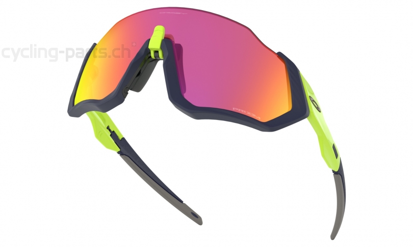 Oakley Flight Jacket Matte Navy/Prizm Road Brille