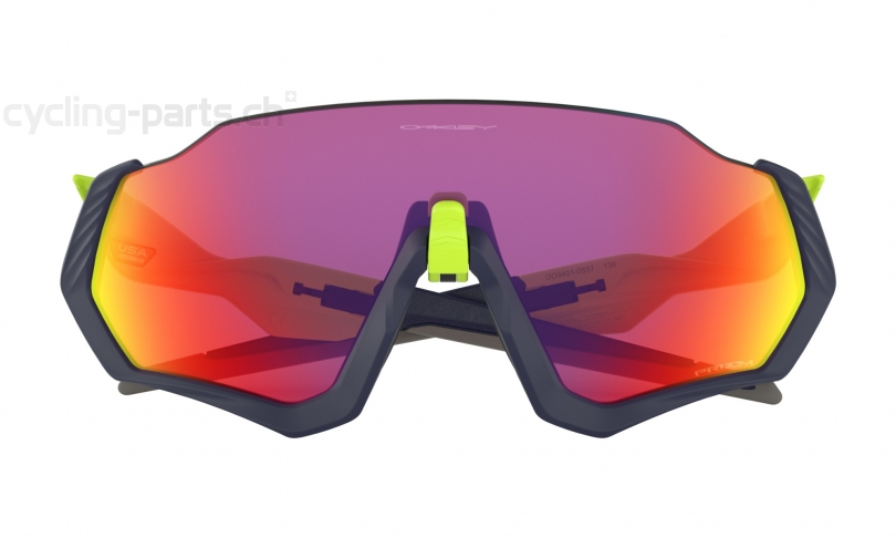 Oakley Flight Jacket Matte Navy/Prizm Road Brille