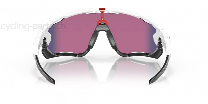 Oakley Jawbreaker Polished White/Prizm Road Brille