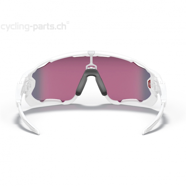 Oakley Jawbreaker Polished White/Prizm Road Brille