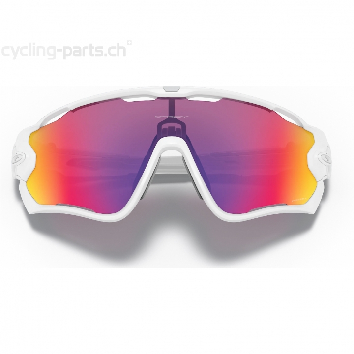 Oakley Jawbreaker Polished White/Prizm Road Brille