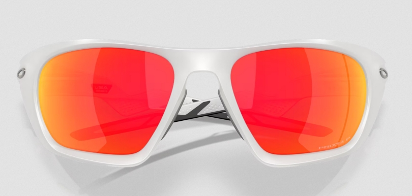 Oakley Lateralis Matte Vapor/Prizm Ruby Polarized Brille
