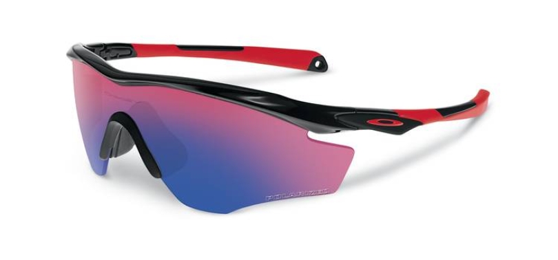 Oakley M2 Frame Polished Black/OO Red Iridium Polarized Brille