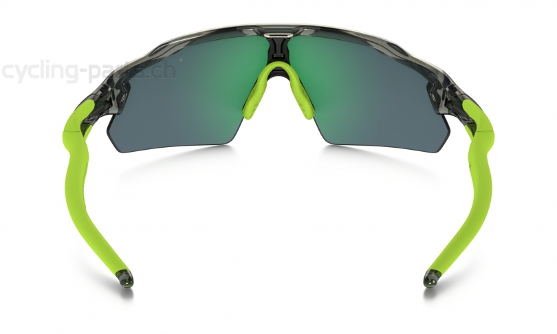 Oakley Radar EV Pitch Gray Ink/Jade Iridium Brille