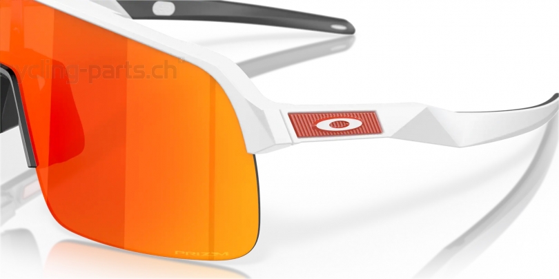 Oakley Sutro Lite Matte White/Prizm Ruby Brille