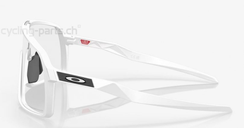 Oakley Sutro Matte White/Clear Black Iridum Photochromic Brille