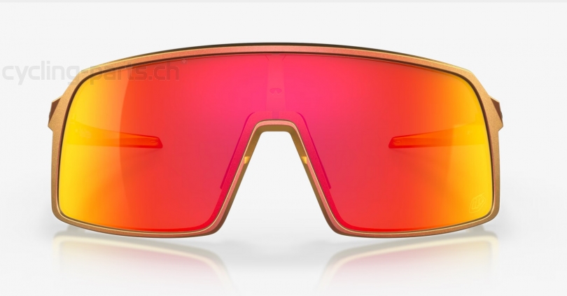 Oakley Sutro Troy Lee Designs red gold shift/Prizm Ruby Brille